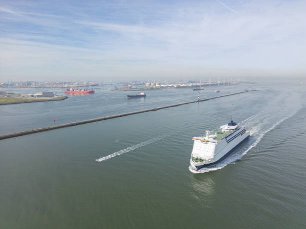 Travemünde, Lübeck, Germany - March 26 2022: The Finnlines vessel  \