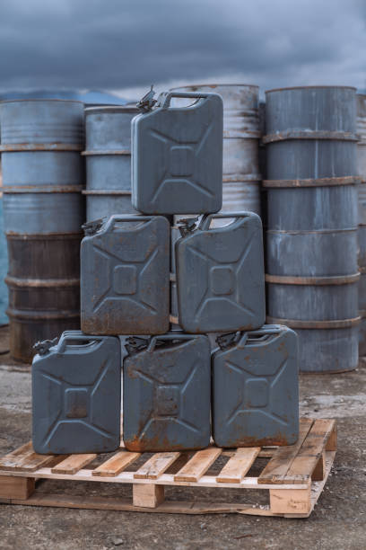 Petrol Canister, Metal, Petrol, Empty, Old, Past, Dirty, Alloy, Vehicle - Military, Storage Compartment, Storage Tank