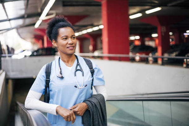istock African woman doctor. 2150396259