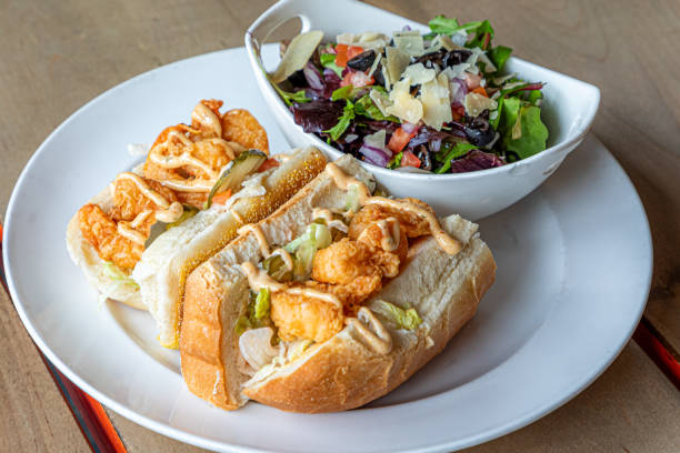 A variety of food items are displayed in an appetizing way.
