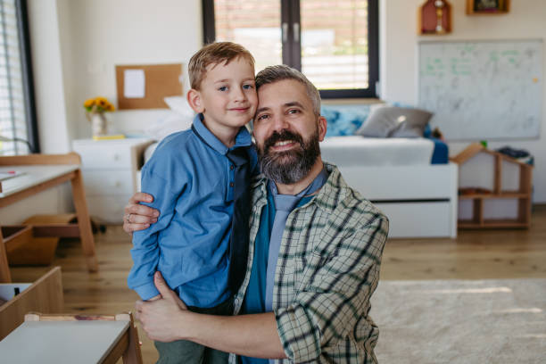istock Playful father and son spending time together. 2150396683