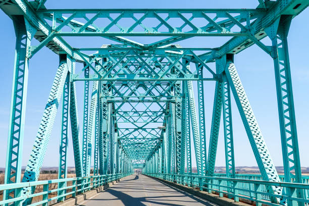 istock Moiwa Bridge over the Tokachi River (Toyokoro Town, Hokkaido) 2150397089