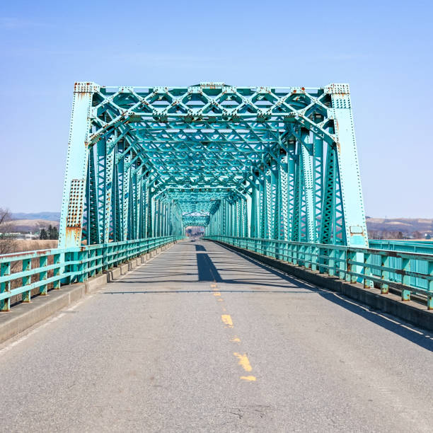 istock Moiwa Bridge over the Tokachi River (Toyokoro Town, Hokkaido) 2150397132