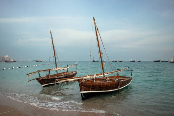traditional fishing boat at Zanzibar