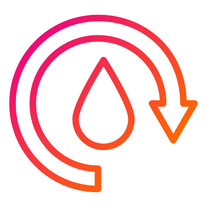 Water cycle Vector Icon Design Illustration