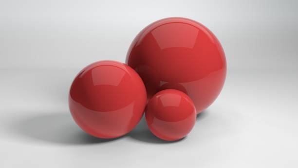istock 3D illustration of abstract 3d spheres background 2150401667