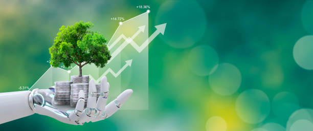 istock Artificial Intelligence, Saving ecology, csr green business, business ethics, investment ideas, and business growth. 2150407716
