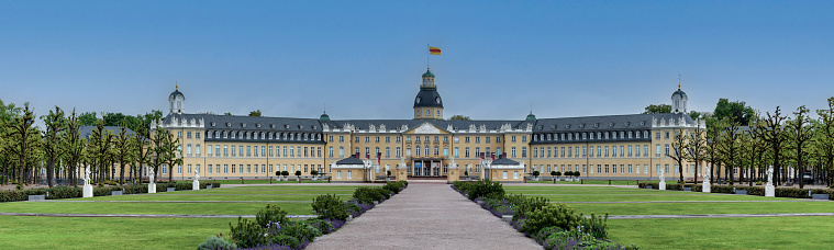 Karlsruhe Palace Panorama: Majestic Baroque Architecture in Germany