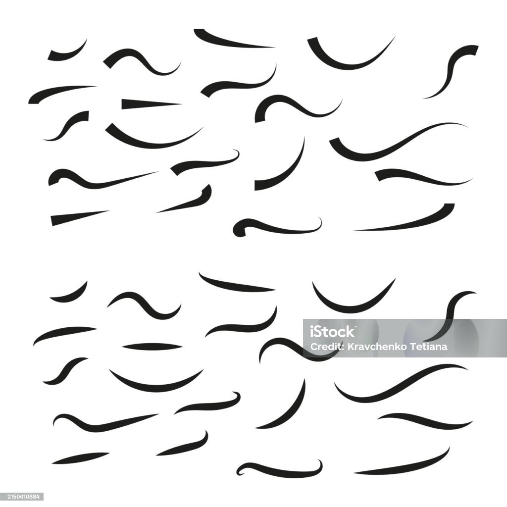 Dynamic Swoosh Assorted Abstract Swoosh Designs Dynamic Curve Elements For Decoration ...