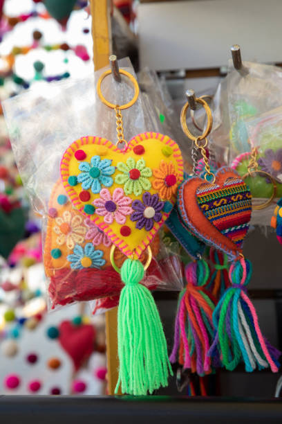 istock Assorted handcrafted souvenirs from Peru peruvian culture traditional 2150412022
