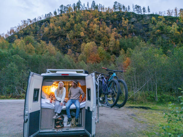 istock Intimate Moments in Van Life In Autumn 2150412768