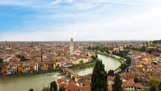 Photo taken in Verona, Italy.\nTaken on the banks of the Adige River.