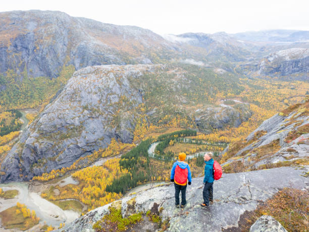 istock Overlooking a Majestic Autumn Valley 2150413141