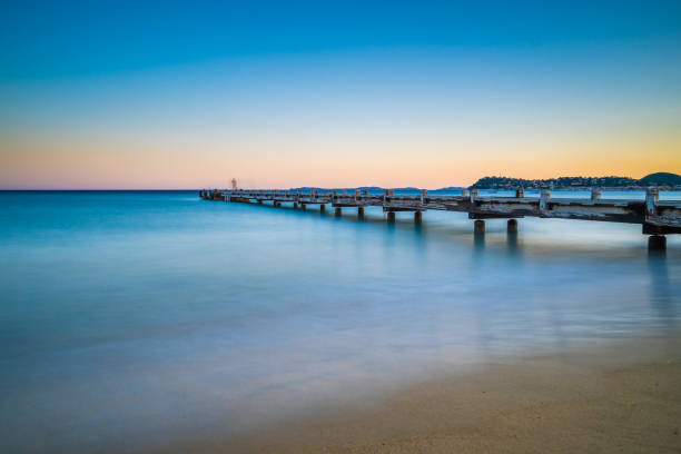 istock Sunset with the bridge of La Croix-Valmer 2150419899