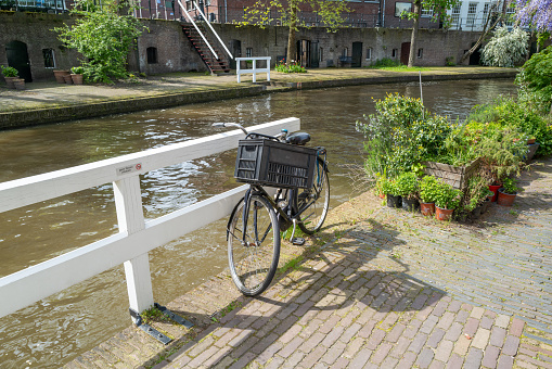 bicycle on a dutch canal