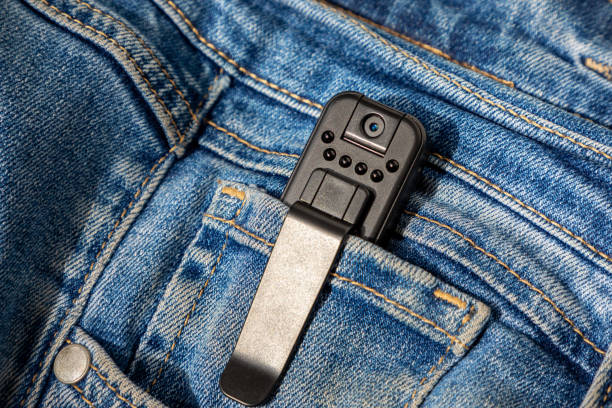 istock Hidden mini video camera. Action camera for hidden video recording. 2150434987