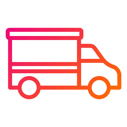 Delivery truck Vector Icon Design Illustration