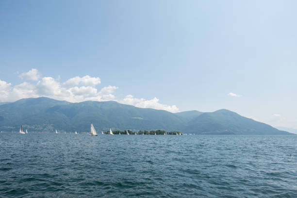 Brissago island in Ticino canton, Switzerland