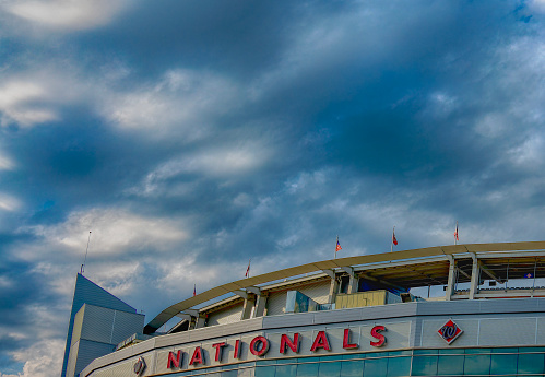 Washington Nationals baseball stadium in Washington DC.