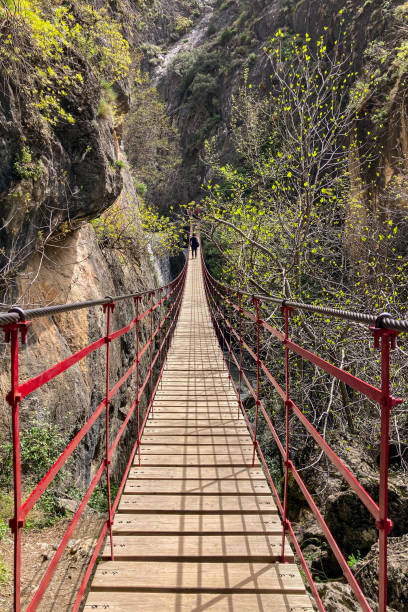 istock Trail of Sabina over Monachil river 2150451267