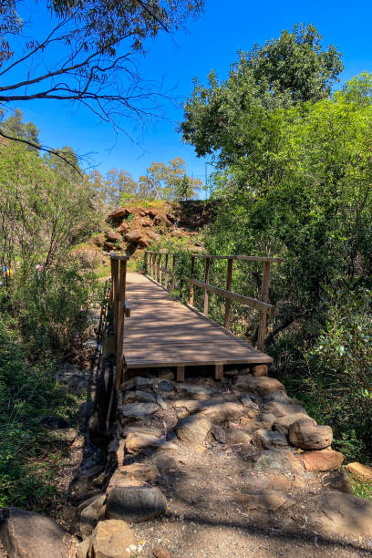 istock Trail to waterfalls over river Caballos 2150457702