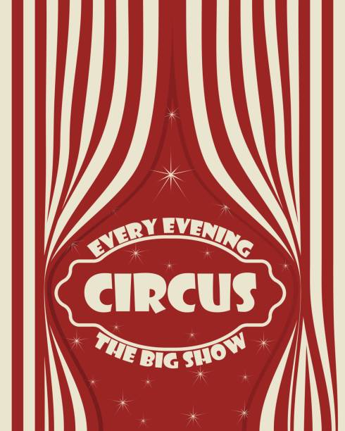 circus poster with an invitation to a big show