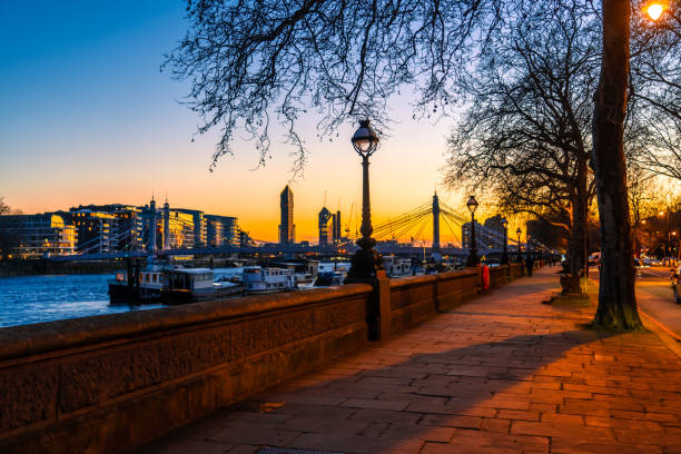 Embankment at Hammersmith, London