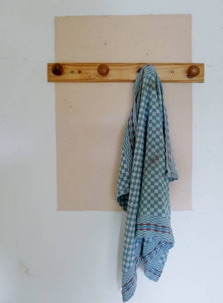 istock Dirty towel hanging 2150473187