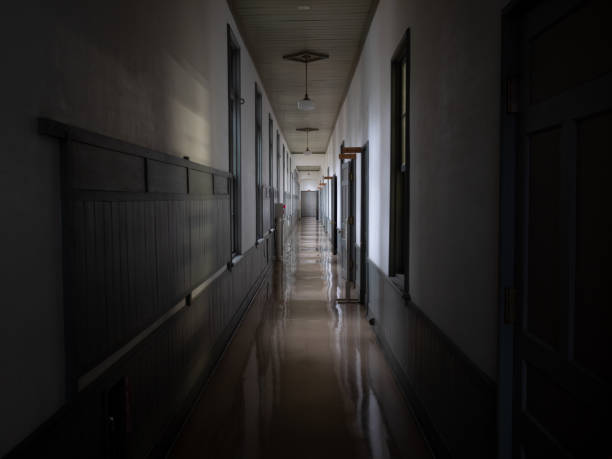 istock hallway of old japanese school 2150478120