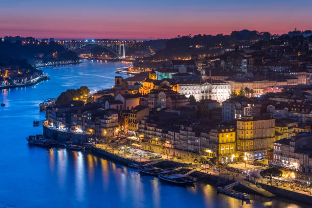 istock Twilight over porto cityscape and douro river 2150478419