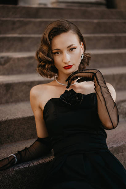 istock Young female student model psoing for senior prom pictures 2150478980