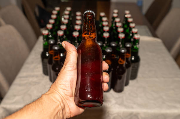 istock Bottled image of hobby beers. Home brewing. 2150482097