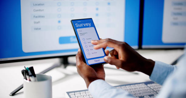 istock Digital Online Research Survey Form 2150486317