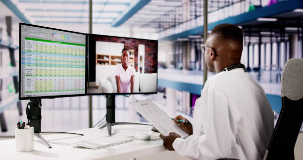 istock Doctor In Video Conference Call 2150486339
