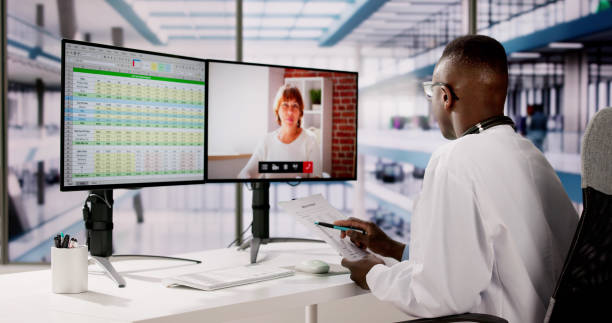 istock Doctor In Video Conference Call 2150486341