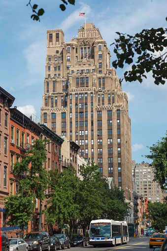 80 8th Avenue historical skyscraper in Manhattan Island, New York City