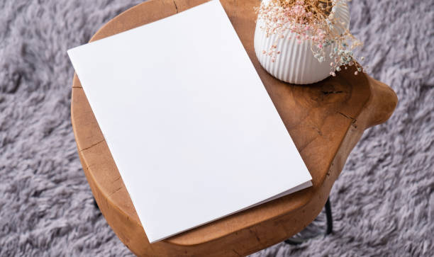 istock blank magazine mockup on coffee table with vase and grey rug 2150501732