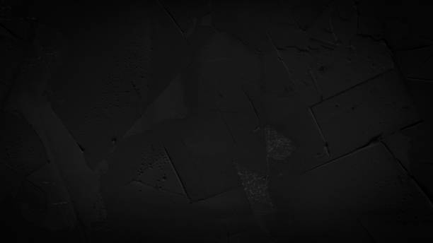 istock Black wall texture rough background dark concrete floor or old grunge background with black,Texture of old dirty concrete wall for background 2150503103