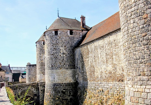 April 20, 2024, Dourdan (France). Château de Dourdan is a castle in the town of Dourdan in the Essonne department of France.