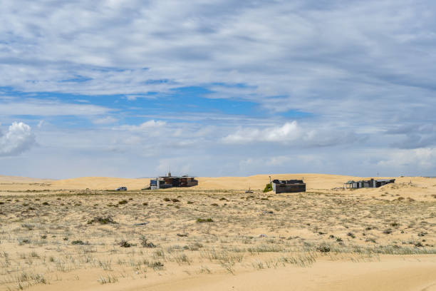 istock Hike through the sand dunes to Tin City 2150510371