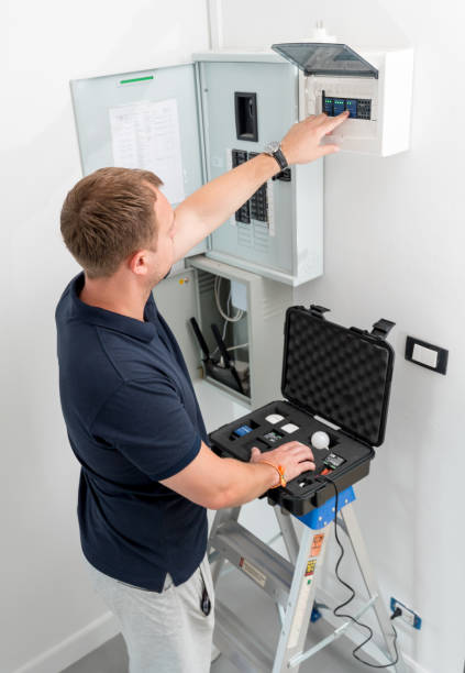 istock A technician works with a demo kit of the smart home system 2150512031