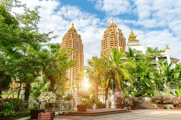 Exotic buildings in Xishuangbanna