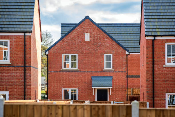 istock Day view of New Build Development Estate in UK 2150518737