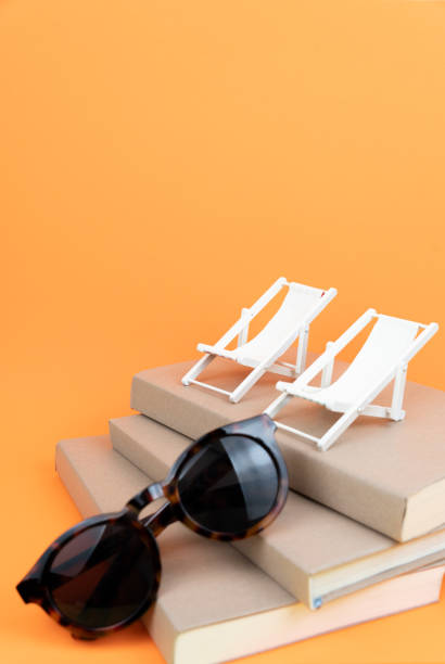 impression of read a book at a seaside resort.