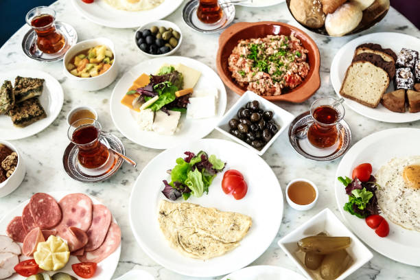 istock Abundant Plates of Food on a Table 2150522651