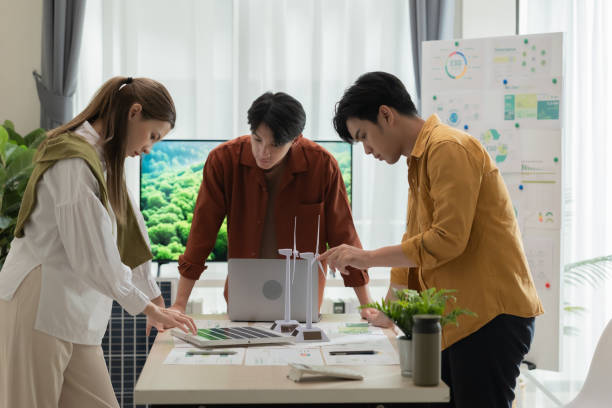 istock Team Analyzing ESG Governance Metrics in Office. 2150523346