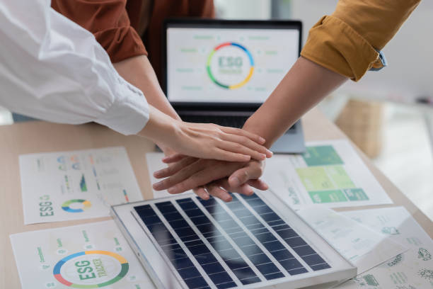 istock Team Unity in Sustainable Energy Business Meeting. 2150523353