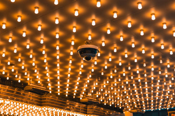 istock Surveillance camera - Chicago, Illinois - Stock Photo 2150526083