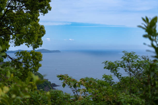 Beautiful beach in Atami visited during Golden Week