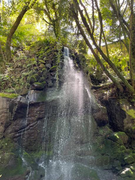 istock The front of the waterfall in Yugawara 2150534436